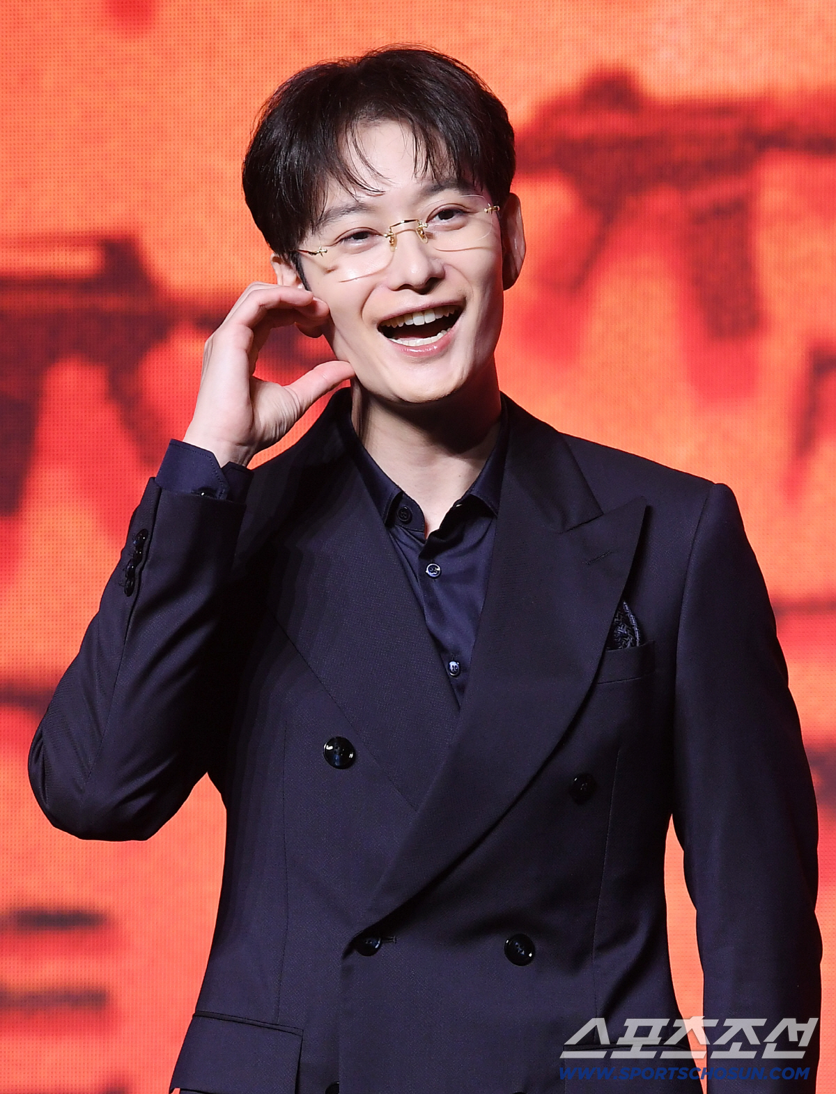 디즈니플러스 '킬러들의 쇼핑몰2' 제작발표회가 20일 오전 서울 영등포 콘래드호텔에서 열렸다. 배우 오카다 마사키가 포즈 취하고 있다. 정재근 기자 cjg@sportschosun.com/2026.7.20/