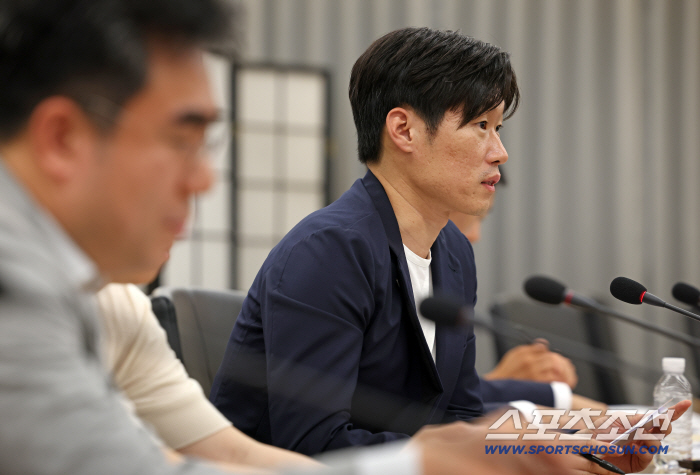 시도체육회장 저격 발언→박지성 위원장 "많은 분들이 그 발언에 거부반응...그분 위치에 안맞는 행동이라는 증명"[K-축구 혁신위 3차 현장]