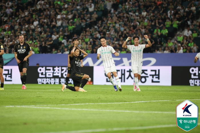 [K리그1 현장리뷰] 아! 이승우...전북 웃기고 울렸다, PK 실축→'하위권' 대전과 0-0 무