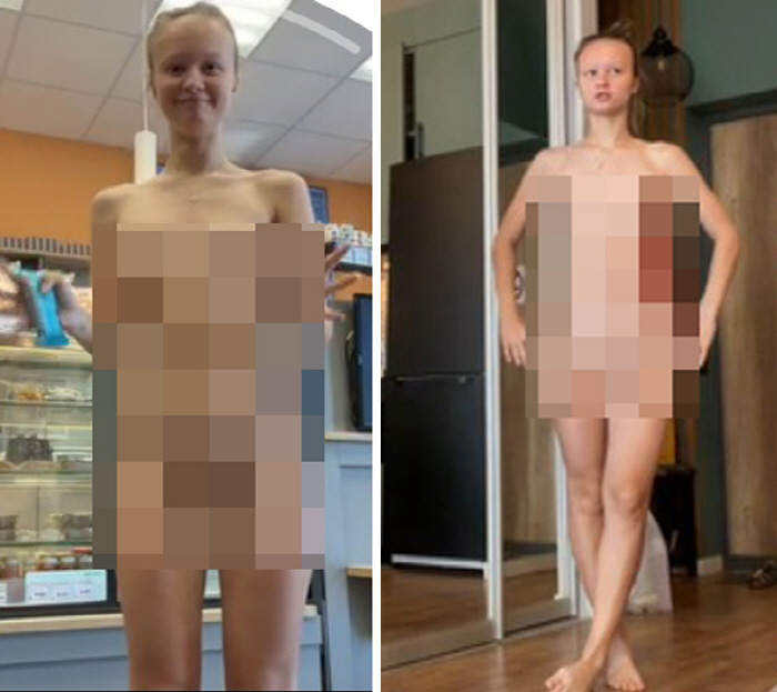Influencer Sparks Outrage by Roaming Downtown Naked, Claims She Overcame Her Fear