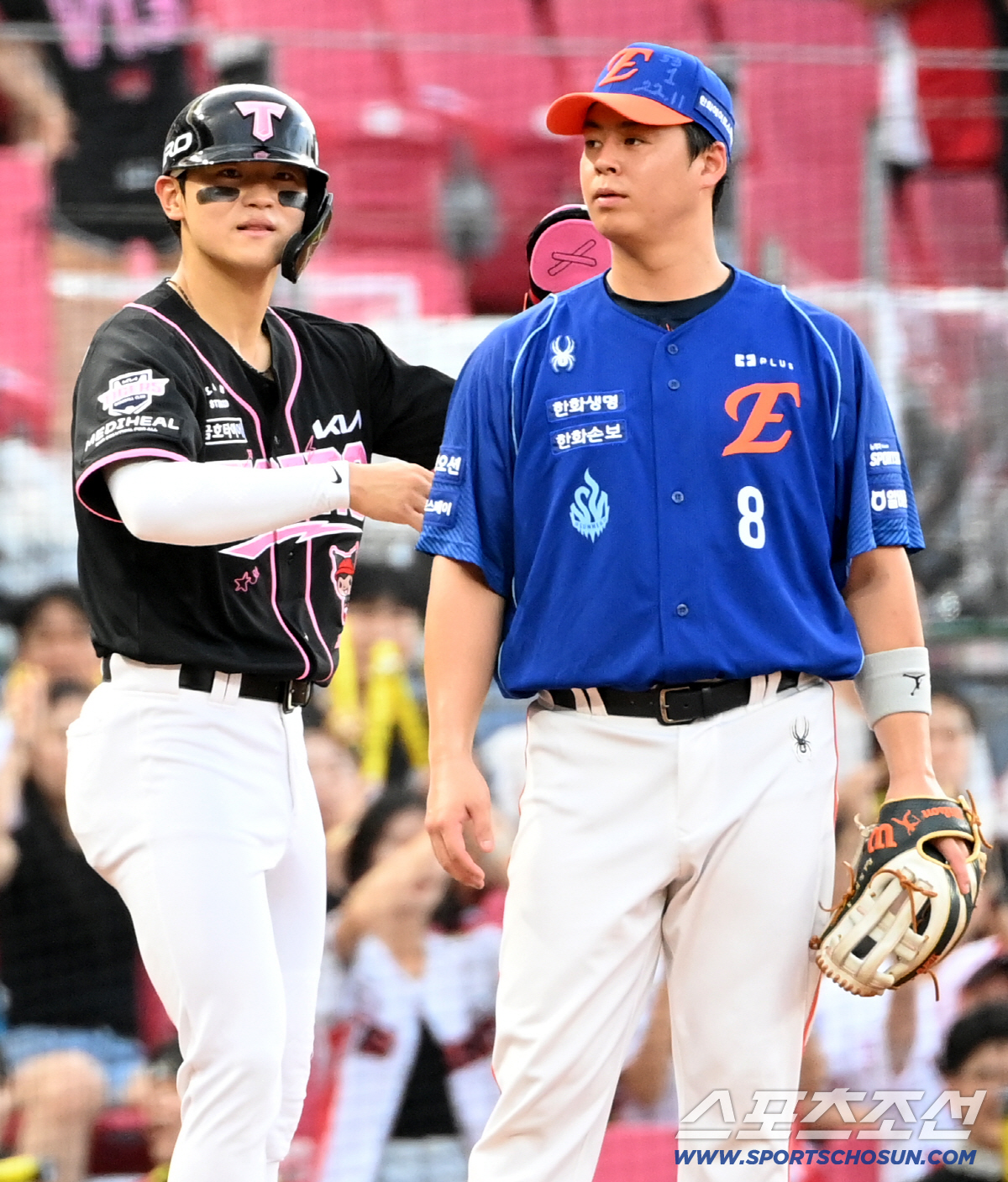 1회부터 3루에서 만난 김도영과 노시환
