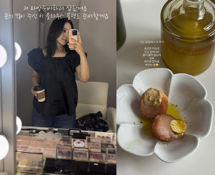 '이혼' 박지윤, '호르몬 문제' 고백 후 초간단 식단 공개 "악으로 깡으로 싸우는 중"