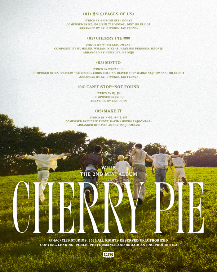 WHIB Reveals Tracklist for New Album Featuring Self-Written Songs... Returns with 'Cherry Pie' on August 5
