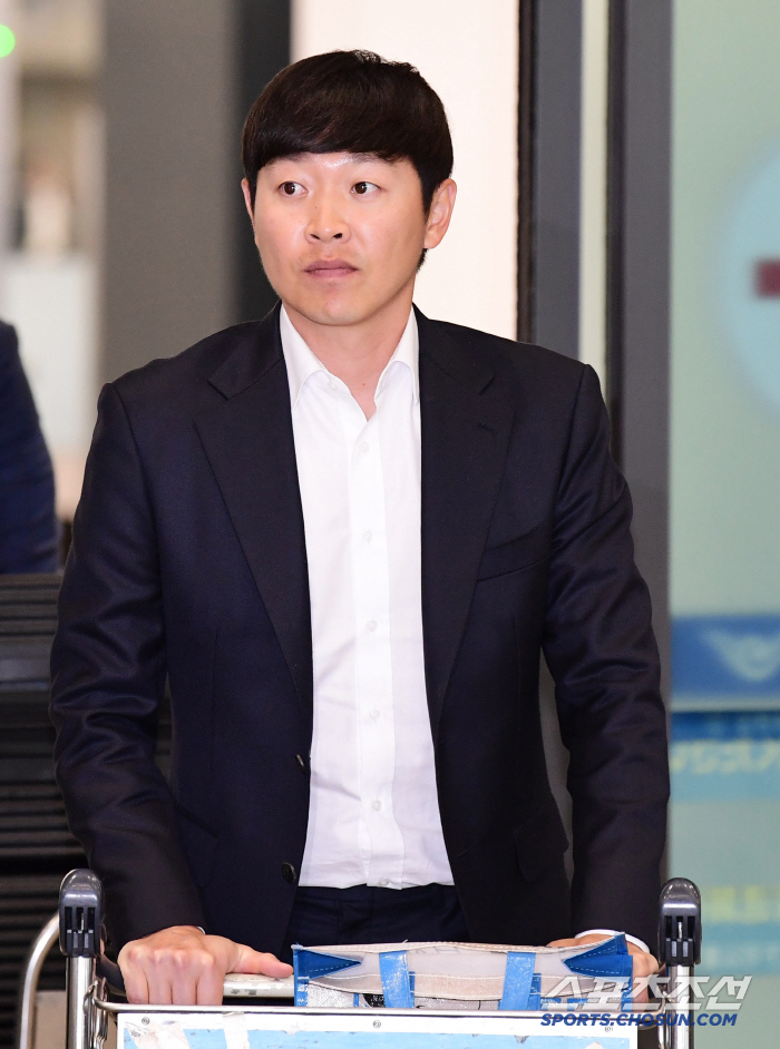 [포토] 정수빈 캠프 마치고 귀국 합니다