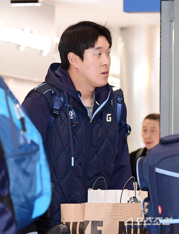 [포토] 나승엽 캠프 훈련 건강하게 마쳤습니다