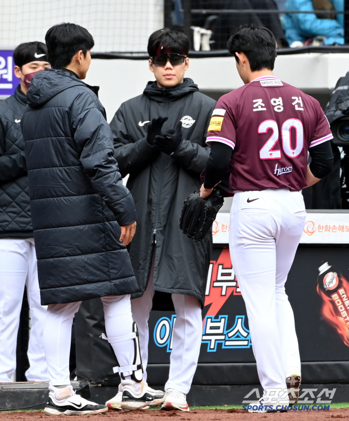 [포토] 조영건, 아쉬운 2회 강판