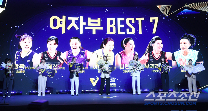 [포토] 여자부 베스트7 선정된 영광의 얼굴들