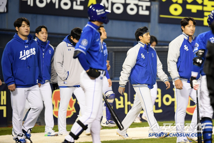 [포토] 삼성 영봉패