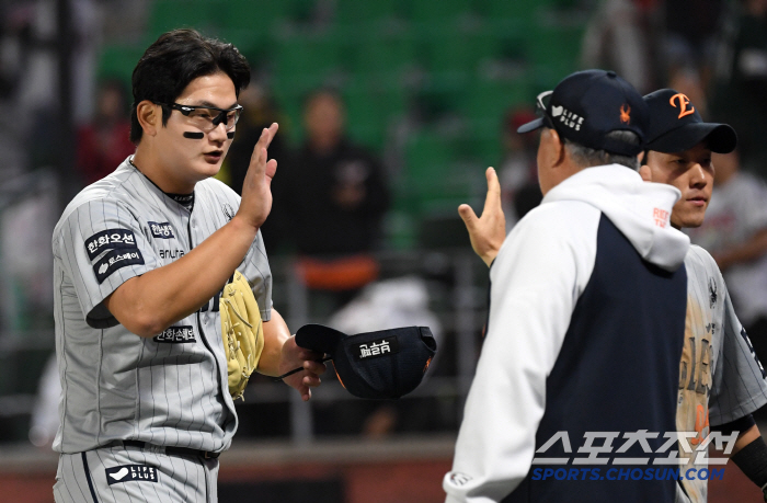 [포토] 한화 김서현 이겼다