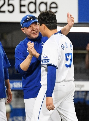 박진만 감독, 이승현 인생투에 감탄