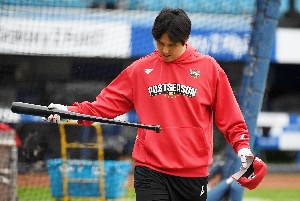 최정, 배트야 부탁한다