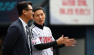 박용택 해설위원-염경엽 감독, 한국시리즈 1차전 준비