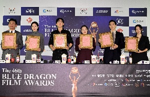 청룡영화상의 영광을 핸드프린팅으로