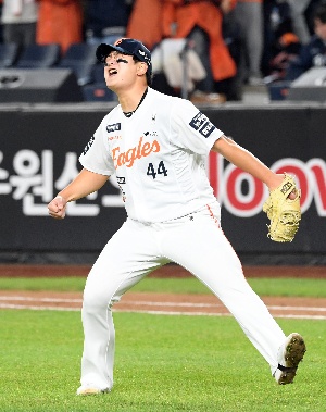 마무리 김서현, 해냈다