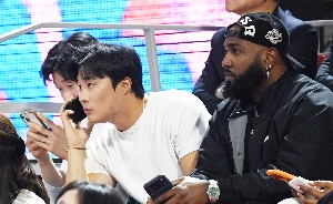 메이저리거 김하성-마르셀 오주나 눙구 직관