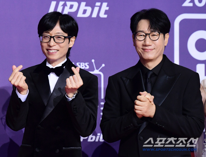 [포토] 유재석-지석진 SBS연예대상, 대상 후보 대결