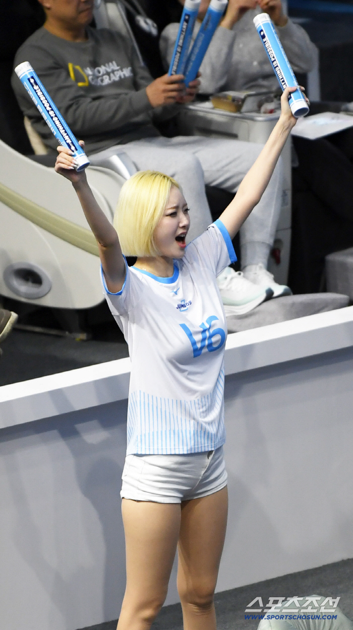 [포토] 치어리더 서현숙, 오늘은 배구 요정