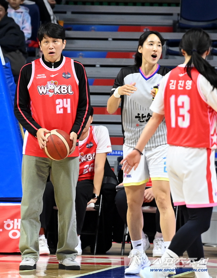 [포토] 위성우 감독, 김단비 심판 편파판정에 당황