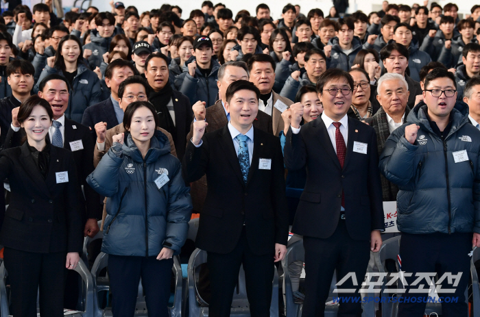 [포토] 유승민 대한체육회 회장 2026 훈련을 개시 합니다