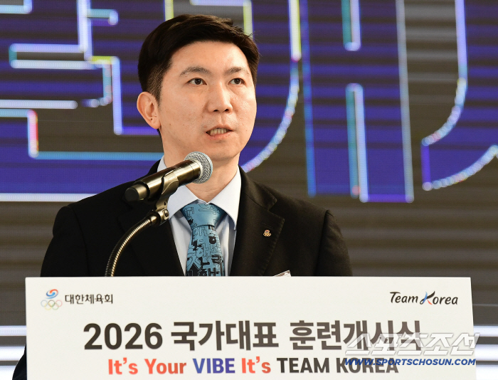 [포토] 유승민 회장 진천선수촌 훈련을 개시 합니다