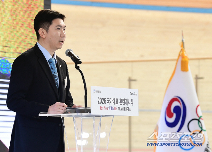 [포토] 유승민 회장 2026 진천선수촌 훈련 개시