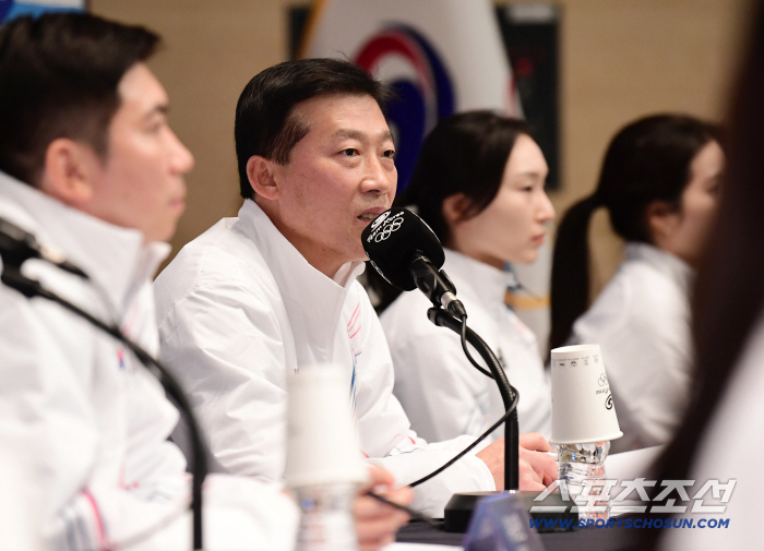 [포토] 김택수 선수촌장 밀라노 잘 준비하겠습니다