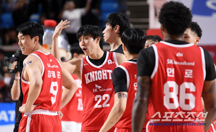 [포토] SK, DB 잡고 승리