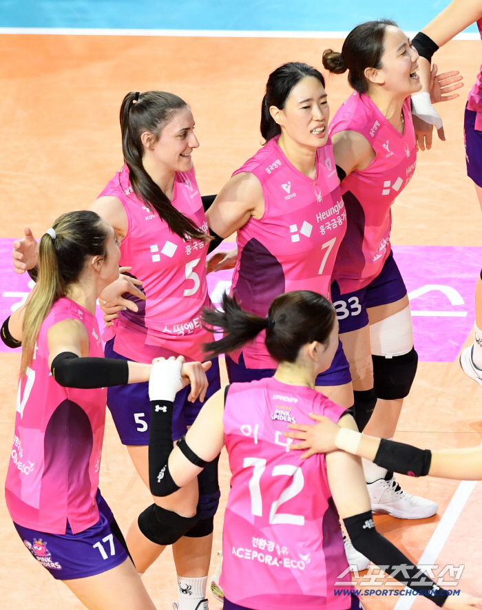 [포토] 흥국생명, 1위 잡았다