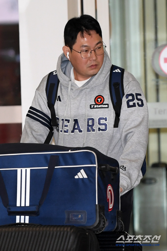 [포토] 양의지, 설레는 스프링캠프