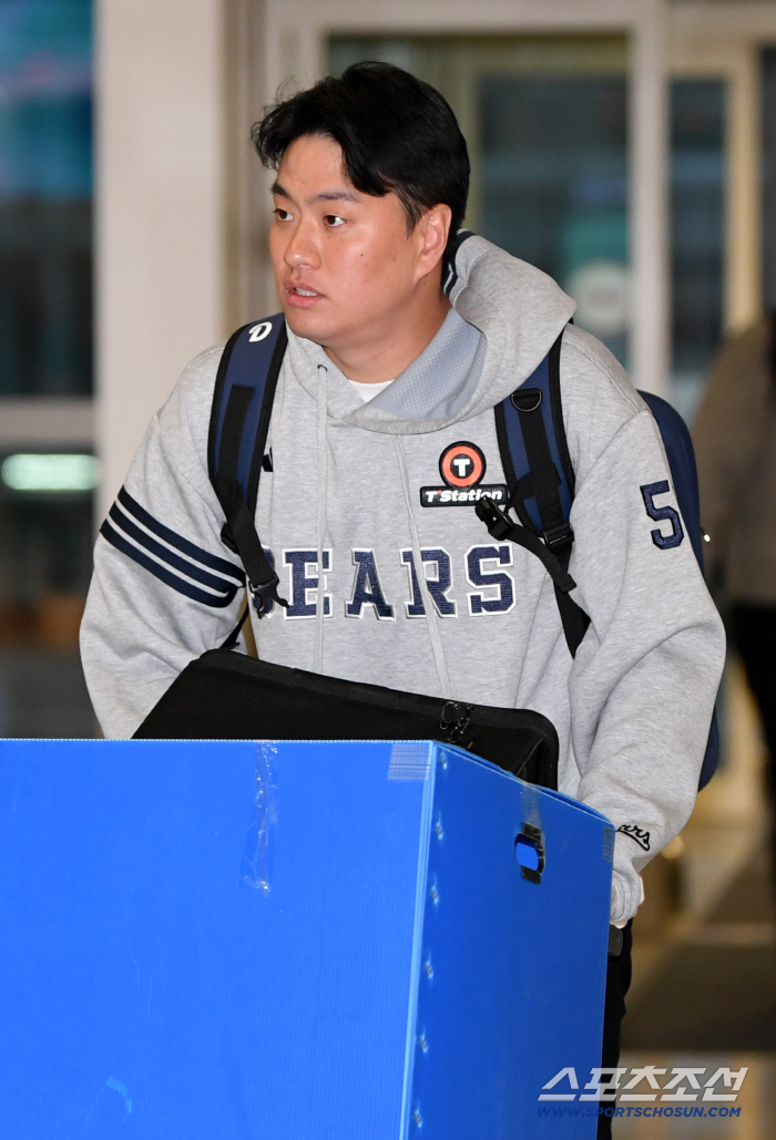 [포토] 이영하, 스프링캠프로 떠나요
