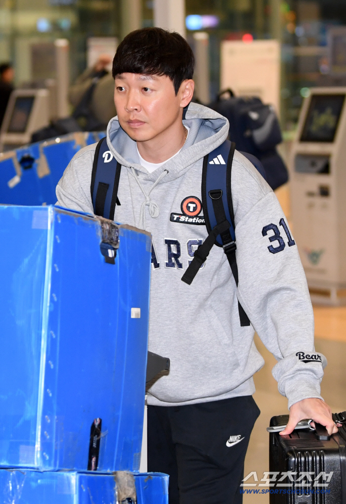 [포토] 정수빈, 호주 캠프로 떠나요
