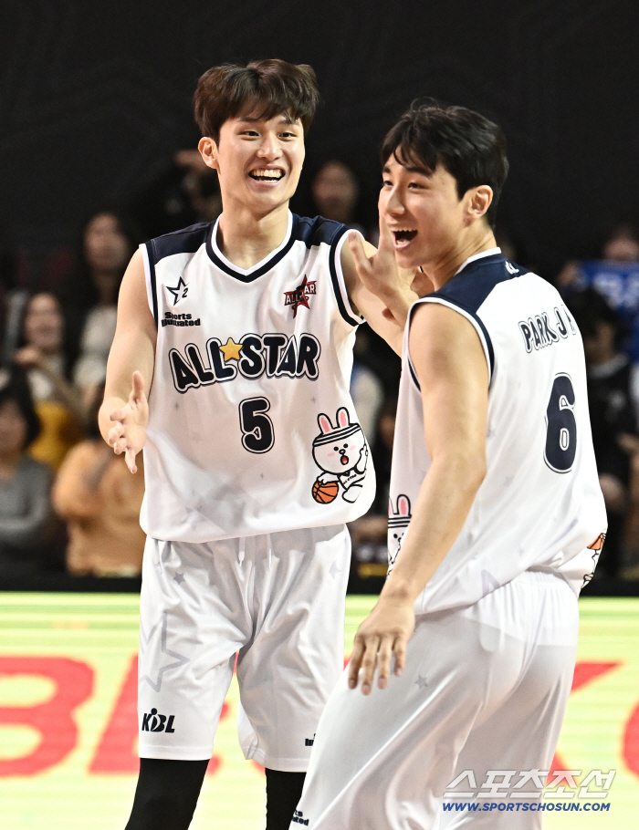 [포토] 양준석 올스타전 4연속 3점슛 성공