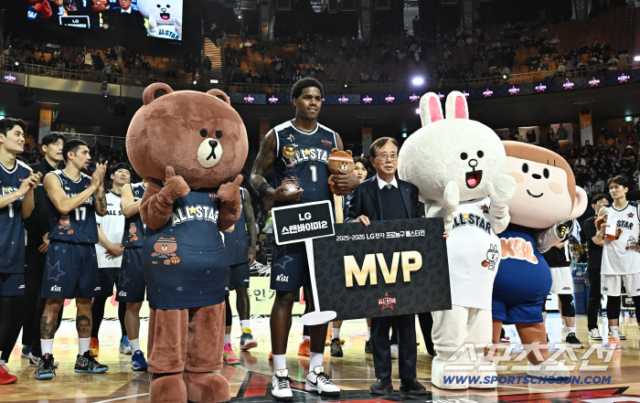 [포토] 나이트 프로농구 올스타전 MVP 수상
