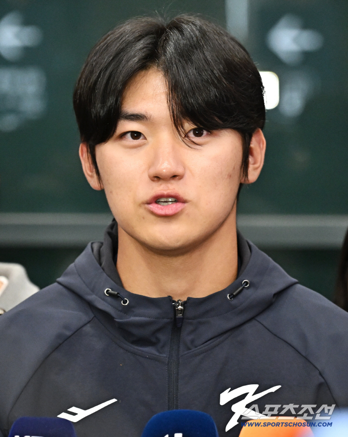 [포토] 김도영 건강하게 대표팀 훈련 마쳤습니다