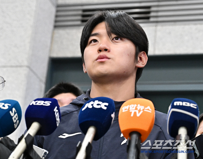 [포토] 김도영 야구대표팀 훈련 무사히 마쳤습니다