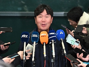 류지현 감독, 사이판 훈련 무사히 마쳤습니다