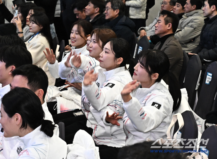 [포토] 여자 컬링 대표 결단식 즐거운 마음으로 즐겨요