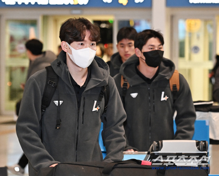 [포토] 박성한 플로리다 스프링캠프 떠나요