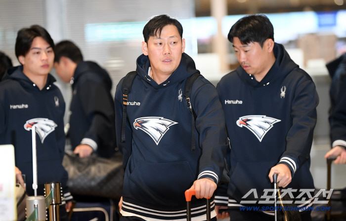 [포토] 하주석, 호주 캠프 향해
