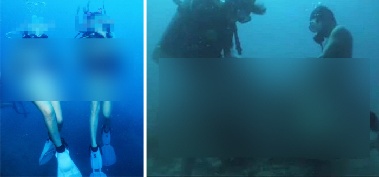 다이버 수중 누드·성관계 영상 '논란'… “정신 나갔다” 비난 폭주