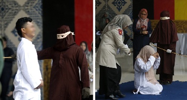 3차례 혼전 성관계 커플에 태형 100대씩…“도덕적 교훈”·“가혹한 처벌”