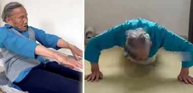 92세 할머니 매일 팔굽혀펴기 200번·윗몸일으키기 100번, 건강 비결은?