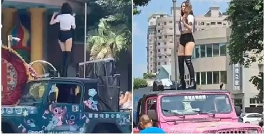 “중학생 아들 졸업 축하쇼” 학교 앞 여성댄서 섹시공연 이벤트 논란