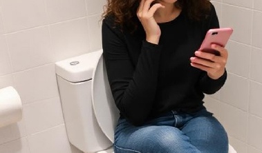 화장실에서 휴대폰 사용하면 안 되는 이유, 특히 이곳은 '최악'