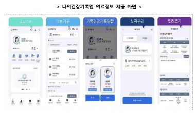 '나의건강기록'앱 예방접종 정보 조회 서비스 업그레이드…자녀 의료정보 열람 대상도 19세 미만까지 확대