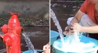 소화전 물로 빨래 '공분', 어디인가 봤더니 역시…