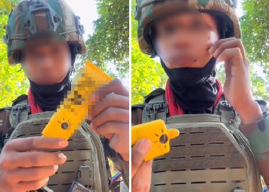 전투 중 자외선차단제 홍보 군인…“선크림이 방탄?” 조롱 쏟아져