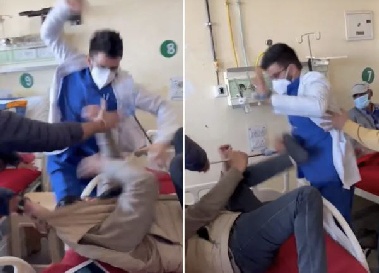 호흡곤란 호소 환자 마구 폭행한 의사…“제정신인가?”