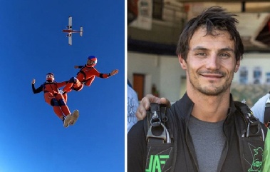 윙슈트 스카이다이빙 세계 챔피언, '낙하산 고장' 추락사