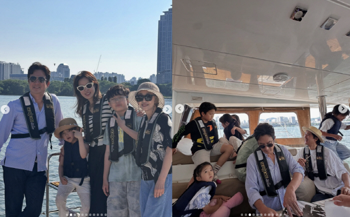 '100억家' 정준호♥이하정, 요트 통째 빌린 럭셔리 나들이